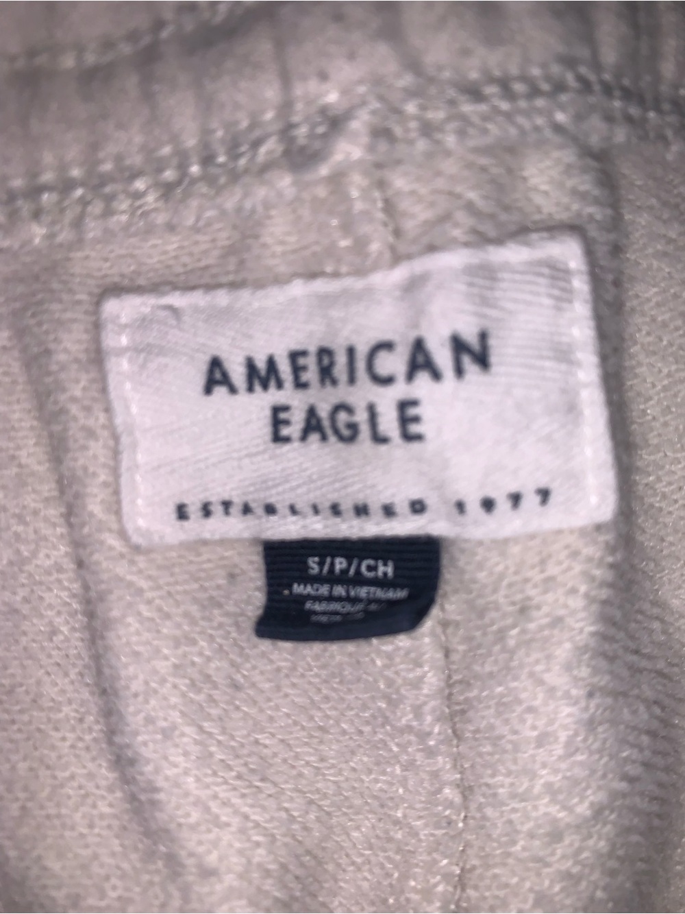 American Eagle Outfitters White Drawstring Sweatpants - Picture 2 of 3